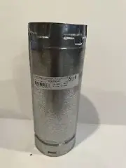 Metal-Fab 4M12 4"x12" B-vent Gas Pipe Section Furnace Flue Pipe