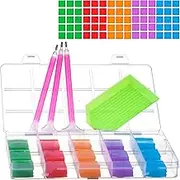 YSHIHE 80 Pcs Painting Glue Clay Wax Tools Diamond Art Wax Set for 5D Diamond Art Accessories