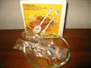 Interlude 3 Piece Serving Set Divided Dish 2 International Servers NEW