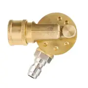 M MINGLE Gutter Cleaner Attachment, Pivoting Coupler for Pressure Washer Nozz...