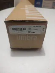 2 Umbra Cappa Adjustable Curtain Rod 36 - 72 in 1-1/4" diameter Black New Sealed