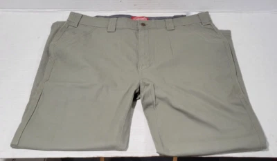 Coleman Men's Tear Resistant Stretch Utility Pants Bay Leaf Color Size 40W 32L