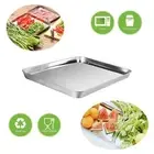 Stainless Steel Baking Pan Oven Pan Toaster Tray Safe Baking Sheets Easy Clean