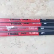 New & Uncut $450 KBS PGI 100 #6, 7, 8,9, PW Iron Shaft X Flex .355 Taper Diametr