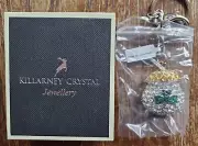 BRAND NEW Killarney Crystal Pot of Gold Keychain Ireland In Box