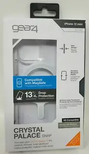 ZAGG Gear4 Crystal Palace MagSafe Case for iPhone 12 Mini 5.4", Snap Clear