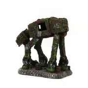 Fish Tank Decorations Robot Dog Transformers Aquarium Ornament for Betta Toys