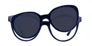 Oval Clip-On TR90 Men's Glasses Online Blue Size 50 - Lenses Included - Private Health Rebate - Blue Light Block - SmartBuy Collection