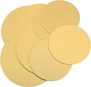 BRIGHTFUFU 8pcs Gold Cake Rounds 6 8 Inches Sturdy Elegant Cake Inserts Nonstick Baking Boards