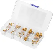 Tantalum Capacitors Assorted Kit Compact High Capacitance 10 Values 100pcs 16V Electronic Components for DIY Projects and Professional Use Plastic Box Storage
