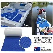 All Blue Boat Flooring EVA Foam Marine Yacht Decking Mat | Kayak Jon Boat RV XTV