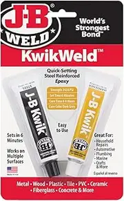 JB Weld Kwikweld Quick Setting Steel Reinforced Epoxy, 2 Oz