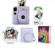 Fujifilm instax Mini SE Instant Camera with Case, Album 10 Pack Film