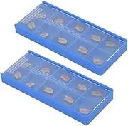 20 Pack SP200 NC3020 GTN2 Grooving Carbide Inserts 2mm Width for Durable Cutting Performance