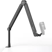 Premium Microphone Boom Arm with Desk Mount, 360° Rotatable, Fully Adjustable, f