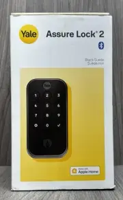 Yale Assure Lock 2 Keypad with Bluetooth - Black Suede (YRD410-BLE-BSP) - NEW