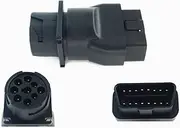 WBLD OBD2 Male to J1939 Female Adapter for Both J1939 Type 1 and Type 2