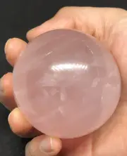 Rose Quartz 13.0oz! Sphere Healing Reiki Beautiful! N2