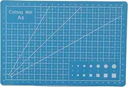 Respicefinem Plastic Grid 22×15×1 A5 Grid Lines PVC Cutting Mat Self Healing Paper Leather Fabric Cutting Board