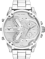 [Diesel] Mr. Daddy 2 Silver Analog Watch DZ7481