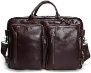 [HAMKVBPR] Mens Briefcase Men's Briefcase Leather Messenger Bag Business Backpack Men's Leather Bag Messenger Bag for Work Business