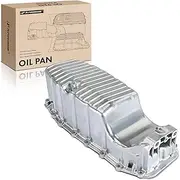A-Premium Engine Oil Pan Sump with Drain Plug Compatible with Dodge Dart 2013-2016 & Fiat 500L 2014-2020 & Jeep Renegade 2015-2018, 1.4L