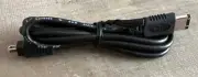 LACIE 3' Firewire 400 6 Pin to 4 Pin Cable IEEE-1394a - BLACK
