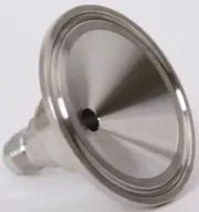 JIC Adapter Cone | Tri Clamp 2 inch x MJIC 3/8 in. - SS304 - (2 Pack)
