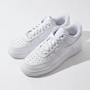 【NIKE 耐吉】Air Force 107 女鞋 白色 經典 簡約 皮革 休閒鞋 DD8959-100