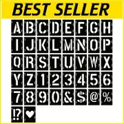 Custom 20 Inch Letter and Number Stencils: Ideal for Art Projects & Crafting