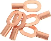 COMPUKAS 5pcs Aluminum Dent Pulling Rings Repair Tool for Body Metal Efficient Panel Welder Spot Welding Durable Metal Shrink Tabs for Car Dents