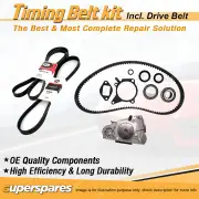 Timing Belt Kit & Gates Drive Belt for Ford Laser KF KH 1.8L BP 1990-1994