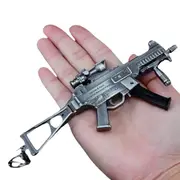 Miniature Toy UMP9 Replica Gun Model Keychain
