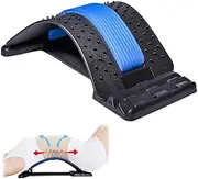 Back Stretcher and Lumbar Pain Relief Device - Multi-Level Massager for Herniated Disc, Sciatica, Scoliosis - Lower and Upper Support