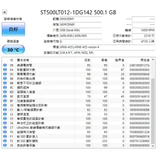 良品 ~ Seagate 希捷 ST500LT012 2.5吋 500GB 7mm薄型 SATA 500G