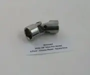 Westward 15mm 3/8" Drive Flex Socket - 6 Point - Chrome Plated - Square Drive