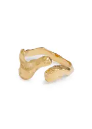 Lea Hoyer Reef Gold-plated Ring 56 (UK P)