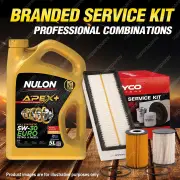 Oil Air Fuel Filter + 5L APX5W30C3 Service Kit for Volkswagen Jetta 1K 103 TDI
