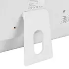 Digital Photo Frame 19in Screen White Music Clock Calendar Functions Pictur