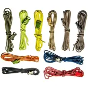 ASR Outdoor Assorted Colors Paracord Bracelet Making Kit Matching Buckles 10pc
