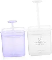 LIFKOME 2 Pcs Skincare Tools Foam Maker for Face Wash Jumbo Bubble Cleanser Foamer Transparent Sturdy Safe to Use for Rich Foam Production