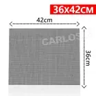 Charcoal BBQ Grill Mesh Mat Non-Stick Cooking Barbecue Liner Sheet Baking Pad AU