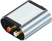 1 Set Audio Converter Adapter Digital to Analog Converter for Home Professional Use Optical Fiber Input Pdif Support Easy Installation Low Noise Transmission