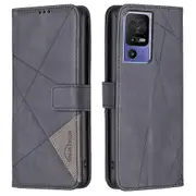 Binfen Color Magnetic Clasp Protective Phone Cover For Tcl 40 Se, Wallet Style Case
