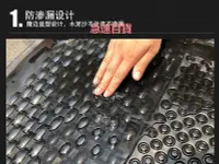 在飛比找Yahoo!奇摩拍賣優惠-精品車用腳踏地墊塑料PVC四季通用體汽車腳墊透明易清洗防水防