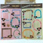 Cheburashka Frame Sticker paper Illustration Set of 2 patterns Japan 2010
