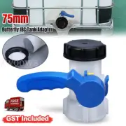 IBC Adapter Valve 75mm Shut-off Valve Outlet Valve For IBC Container Water Tank
