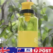 Hanging Fly Trap Bottles with Fly Bait Fly Killer Non-Toxic Reusable for Outdoor