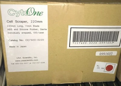 Case of 100 CytoONE CELL SCRAPER 220mm FIXED BLADE 11mm CC7600-0220