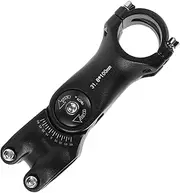 Generic Bike Accessories Bike Handlebar Riser Adjustable Handlebar Stem Handlebar Stem Riser Bike Riser Handlebar Ergonomic Extended Straight Mountain Raiser Risers Aluminum Alloy Black